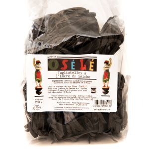 PÂTES TAGLIATELLES A L ENCRE DE SEICHE